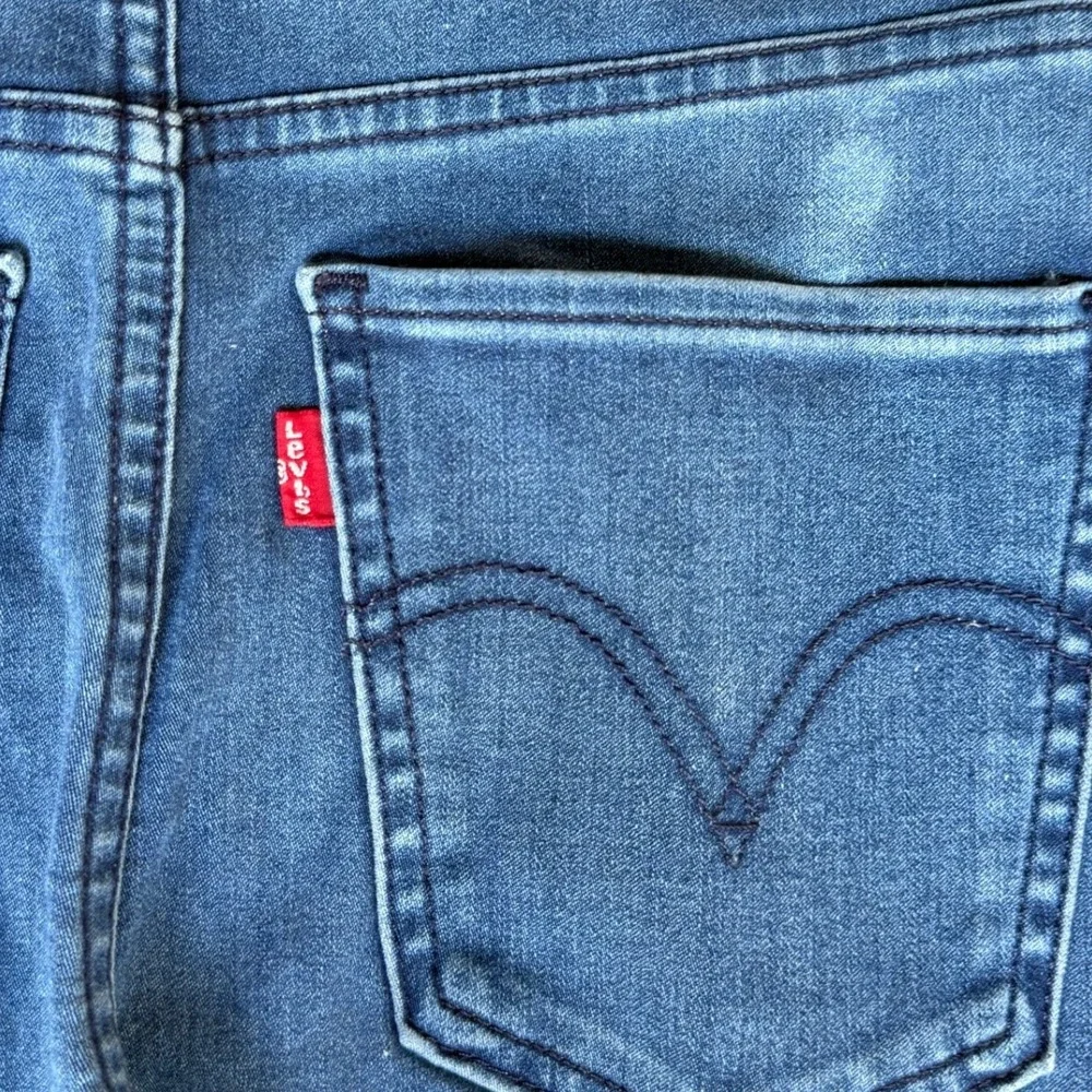 Levis Runaround Super Skinny Jeans Womens XS High Rise Medium Wash Blue Denim - Picture 11 of 12
